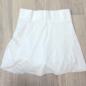 White Tennis Skort